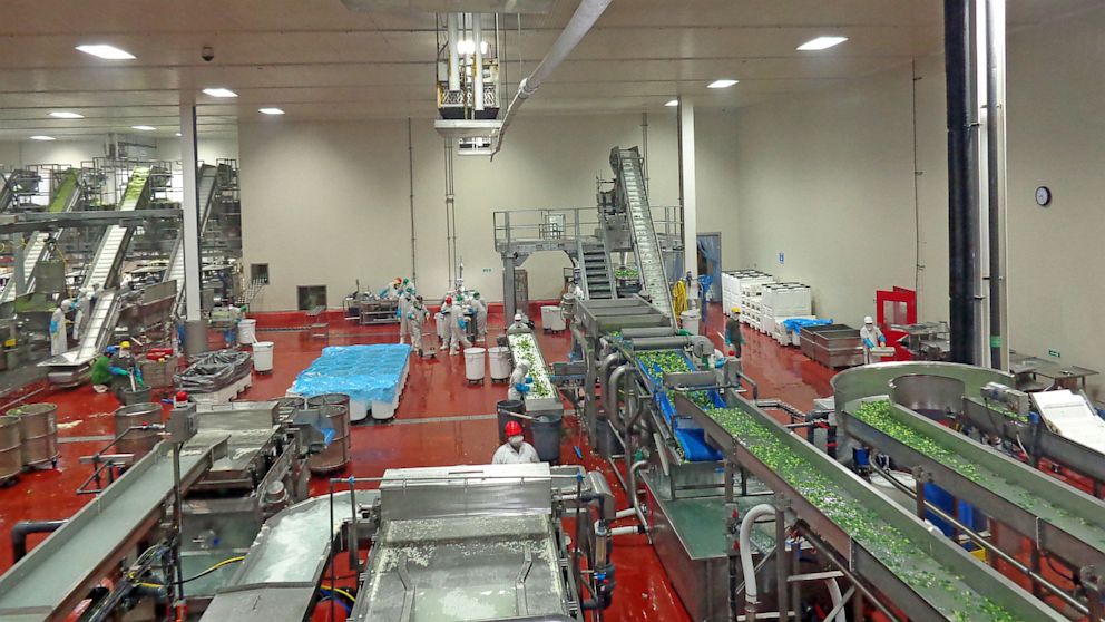 PHOTO: Two states have linked the outbreak of cyclospora to Taylor Farms in Mexico.