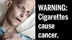 PHOTO graphic cigarette warnings