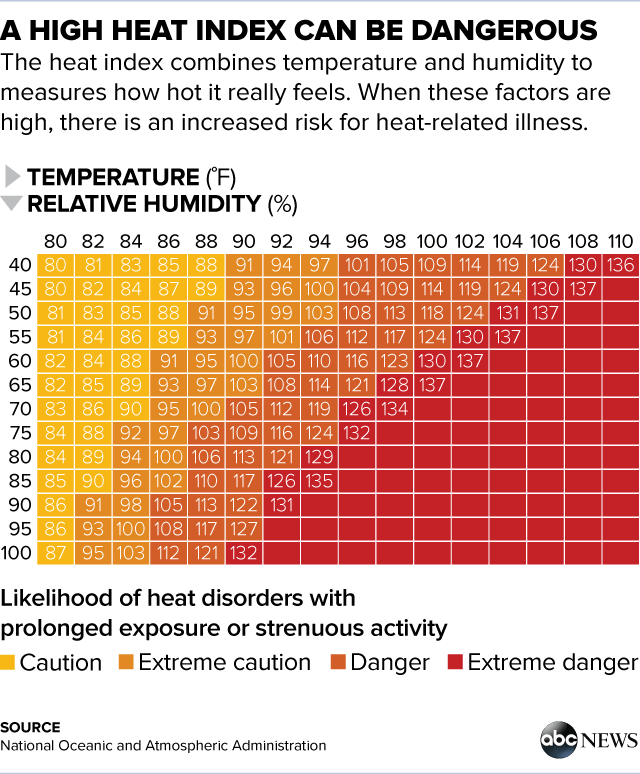 Record Heat How The Body Reacts To Soaring Temperatures Abc News