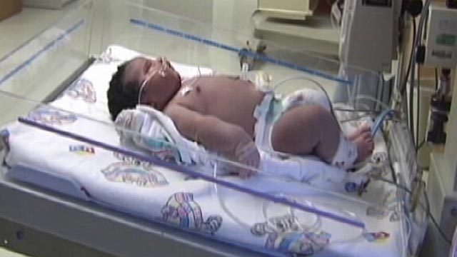PHOTO: JaMichael has been nicknamed "Moose" for his 16-pound, 24-inch proportions.