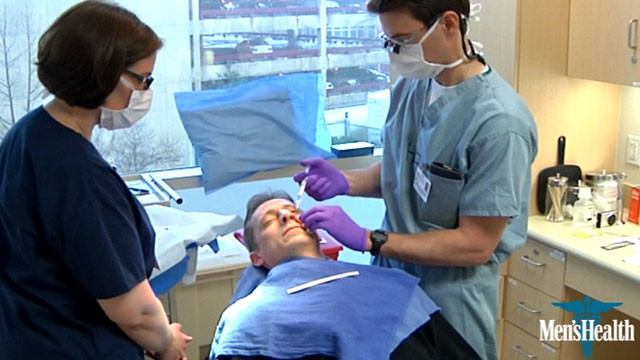 PHOTO: Mens Healths Adam Campbell shares his experience with basal cell carcinoma.
