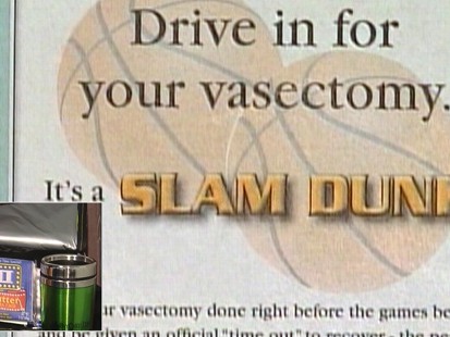 Video: Health clinic runs vasectomy promotion.
