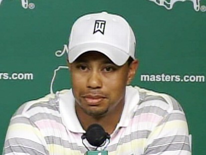 Video: Tiger Woods holds first press for the Masters.