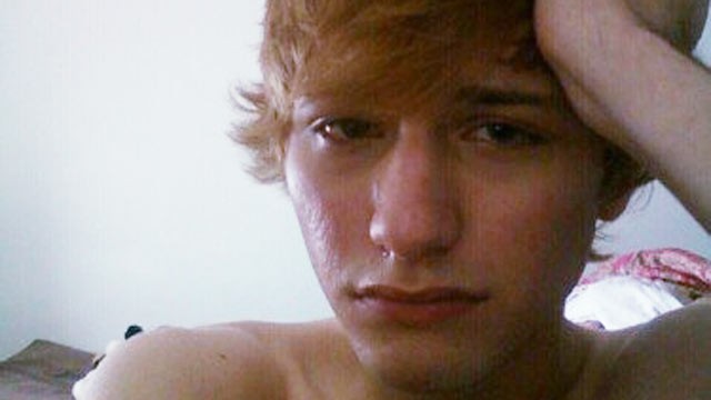 PHOTO: Austin Mueller, 18, took this cellphone picture of himself the night before committing chemical suicide inside his car on the Southwestern Illinois College campus in Belleville. Mueller, who had struggled with depression since childhood, died from