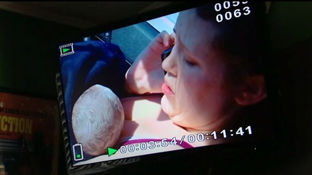 PHOTO: Zachary Russell videotaped the backseat birth of his daughter while driving his wife to their Mansfield, Texas, birthing center.