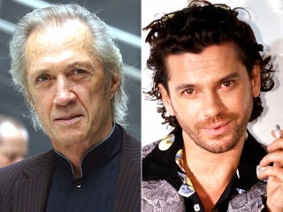 David Carradine and Michael Hutchence