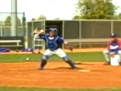 VIDEO: Rangers catcher Jarrod Saltalamacchia is seeing a psychologist to help his game.