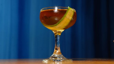 PHOTO: Aldea's Coastal Reign cocktail is seen here.