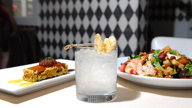 PHOTO: David Burke's 'In The Heat Of the Night' cocktail is seen here.