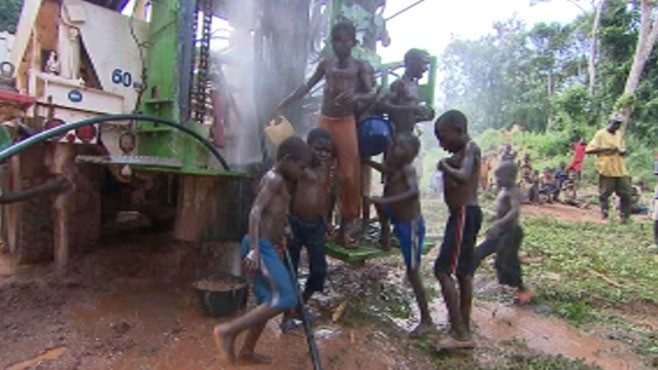 VIDEO: Drilling for Water in Africa