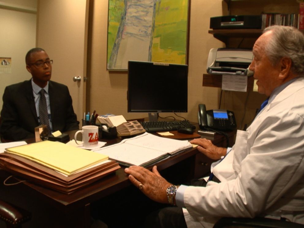 Saifa Wall meets with Dr. Terry Hensle, the surgeon who performed his gender assignment surgery almost 20 years ago, for the first time.