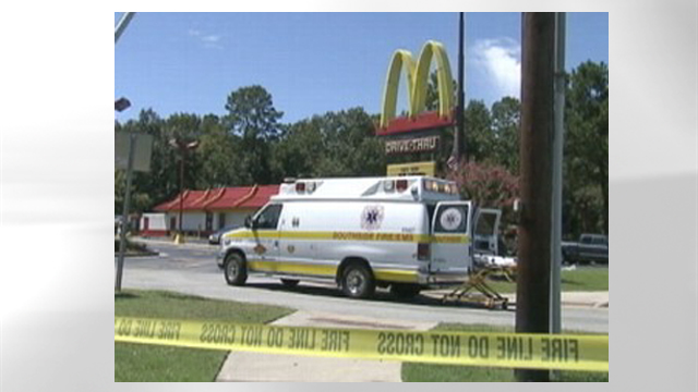 PHOTO: One woman died and nine others were sickened after breathing toxic fumes in the bathroom of a McDonalds restaurant in south Georgia.
