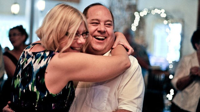 PHOTO: Michael Calderone, shown here with his wife, no longer has migraine headaches because of a forehead lift.