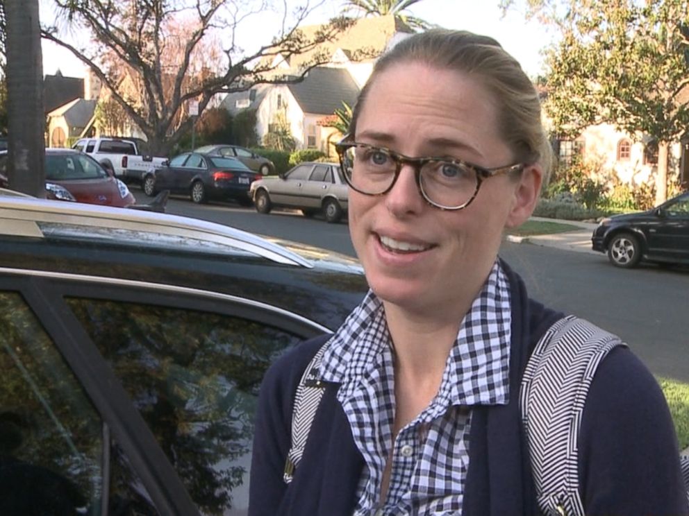 PHOTO: Nancy Aubry says she is at the mercy of others because she has a child who is too young to get the shot.