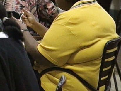 obese woman