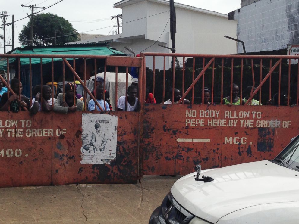 PHOTO: West Point, a slum of Monrovia, Liberia, has been quarantined during the Ebola outbreak.