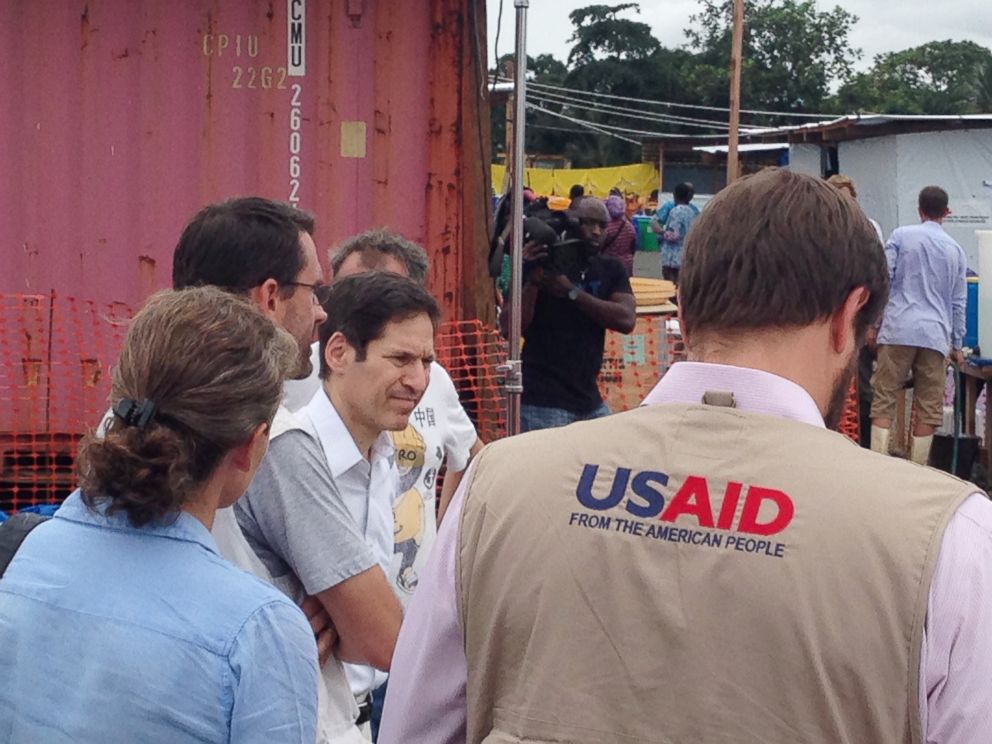 PHOTO: CDC director Tom Frieden visits a hospital run by Doctors Without Borders in Monrovia, Liberia on Aug. 27, 2014.
