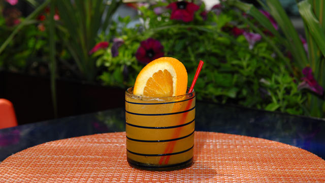 PHOTO: The Pomegranate margarita, is served at Rosa Mexicano.