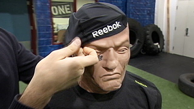 PHOTO: Reebok and the electronics company MC10 have teamed up to create a mesh cap, developed to warn athletes of imminent concussion and brain damage from blows to the head.