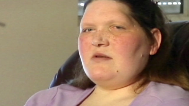 PHOTO: Seen in this July 7, 2010 file photo, Tanya Angus suffers from gigantism.