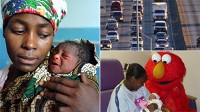 Unusual places where women have given birth.