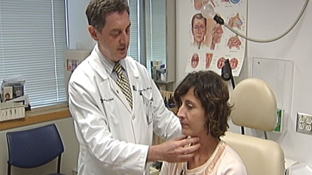 PHOTO: Erin Martin of Wilmington, Del., endured three months without a voice until the Cleveland Clinic?s Dr. Claudio Milstein massaged her vocal cords.