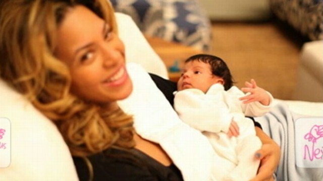 VIDEO: Singer was spotted nursing Blue Ivy at a NYC restaurant.