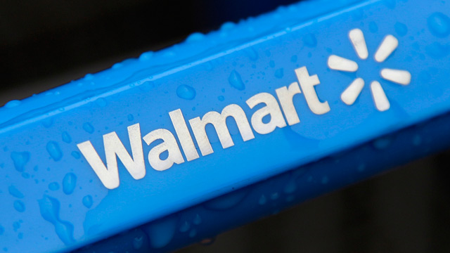 PHOTO: Walmart shopping cart handle