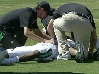 Watch: Tulane Football Player Fractures Spine in Game