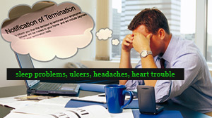 stress of laying off
