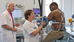 PHOTO: Cardiac stress test