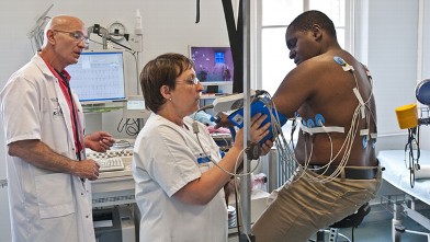 PHOTO: Cardiac stress test