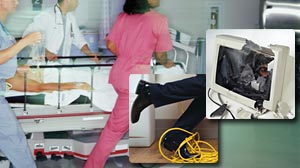 Photo: ER visits due to computer injuries