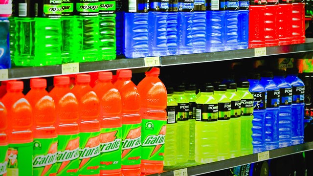 PHOTO: Most nationally known nutritionists are critical of sports drinks because most contain sugar, half as much as soft drinks, and have little special benefit for casual athletes that work out less than two hours a day.