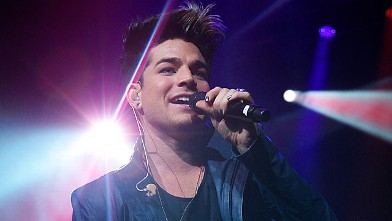 PHOTO: Adam Lambert performs at Radio Staion Q102's Springle Ball May 22, 2012 at the Wells Fargo Center in Philadelphia, Pennsylvania.