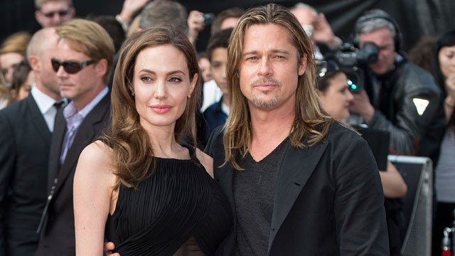 PHOTO: Brad Pitt and Angelina Jolie attend the World Premiere of World War Z at The Empire Cinema, June 2, 2013 in London.
