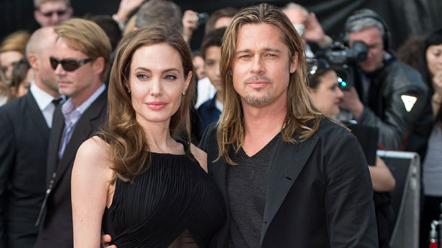 PHOTO: Brad Pitt and Angelina Jolie attend the World Premiere of World War Z at The Empire Cinema, June 2, 2013 in London.
