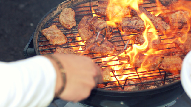 PHOTO: Open-flame barbecue