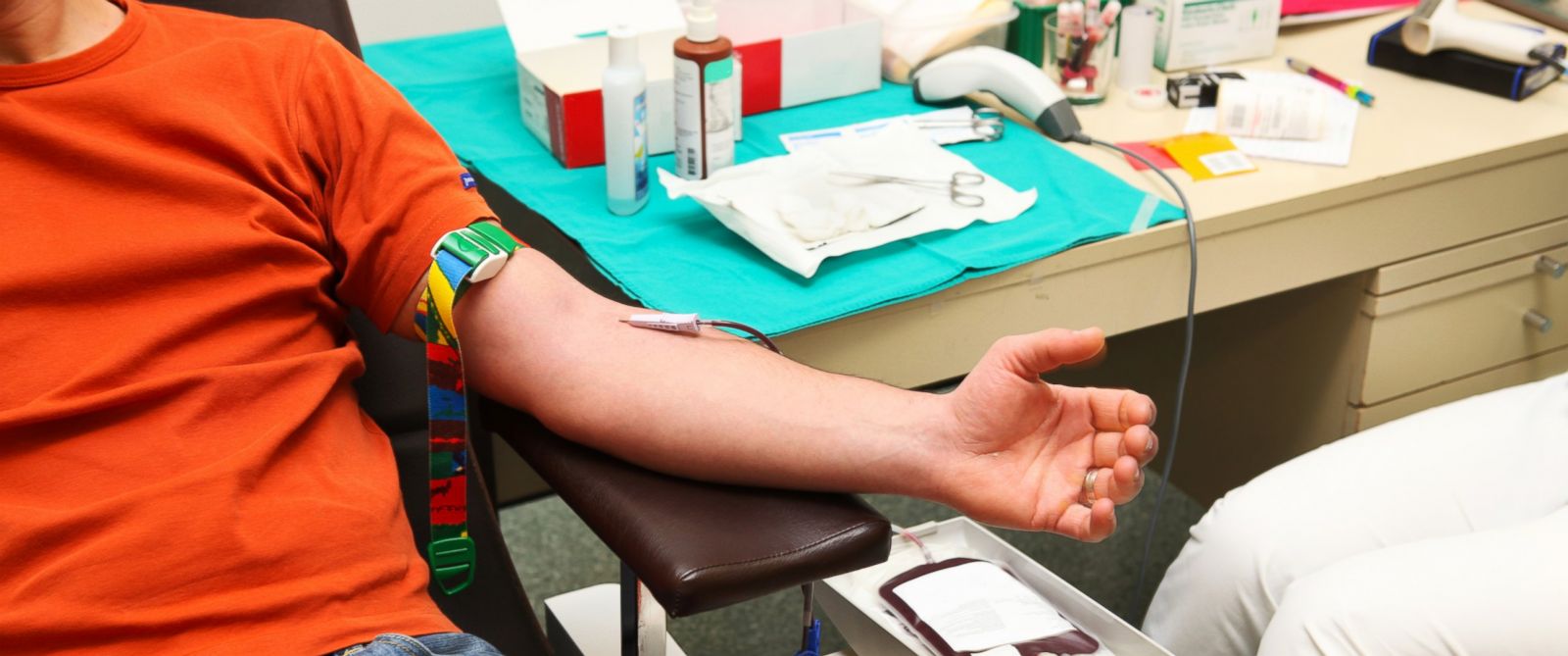 why can gay men donate blood one day a year
