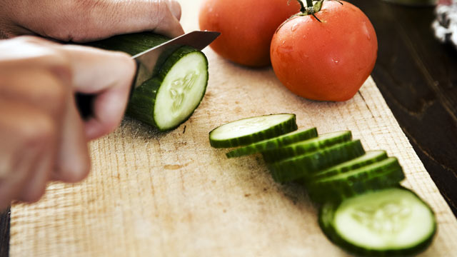 PHOTO: Cucumbers contain high percentages of water as well as anti-oxidants, and essential minerals.