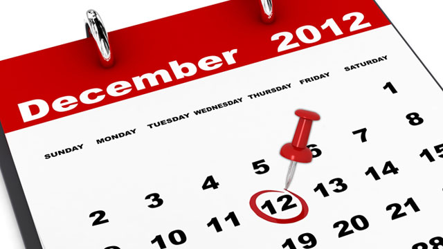 PHOTO: 12-12-12 is said to be an auspicious calendar number.