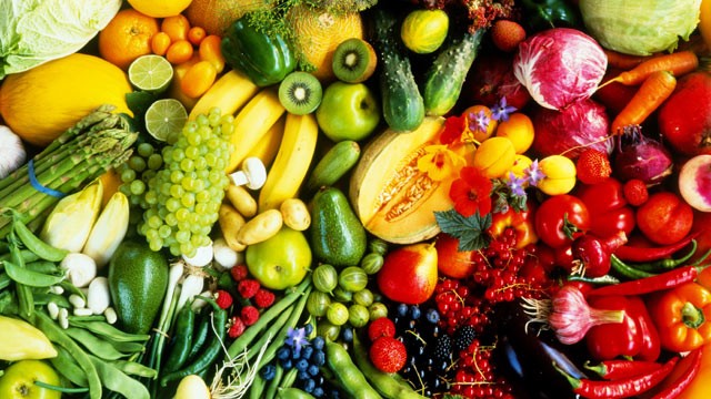 PHOTO: Assorted fruit and vegetables.