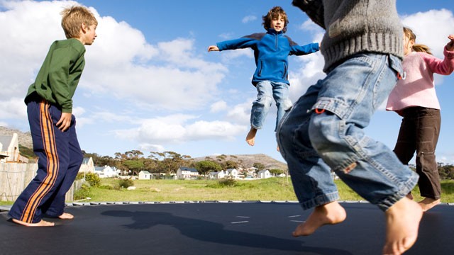 PHOTO: When children have friends that are more active they themselves are also likely to be more active.