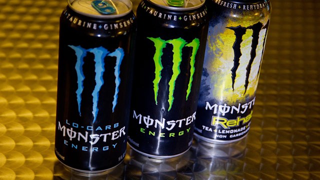 PHOTO: Monster Energy drinks