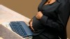 PHOTO: Pregnant woman at work
