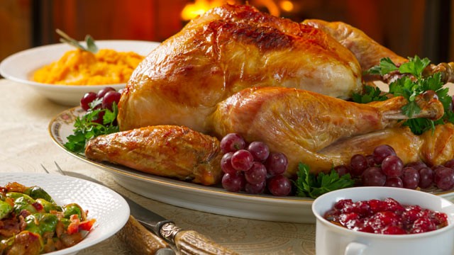 PHOTO: A Turkey dinner with side dished for Thanksgiving is seen in this undated stock photo.