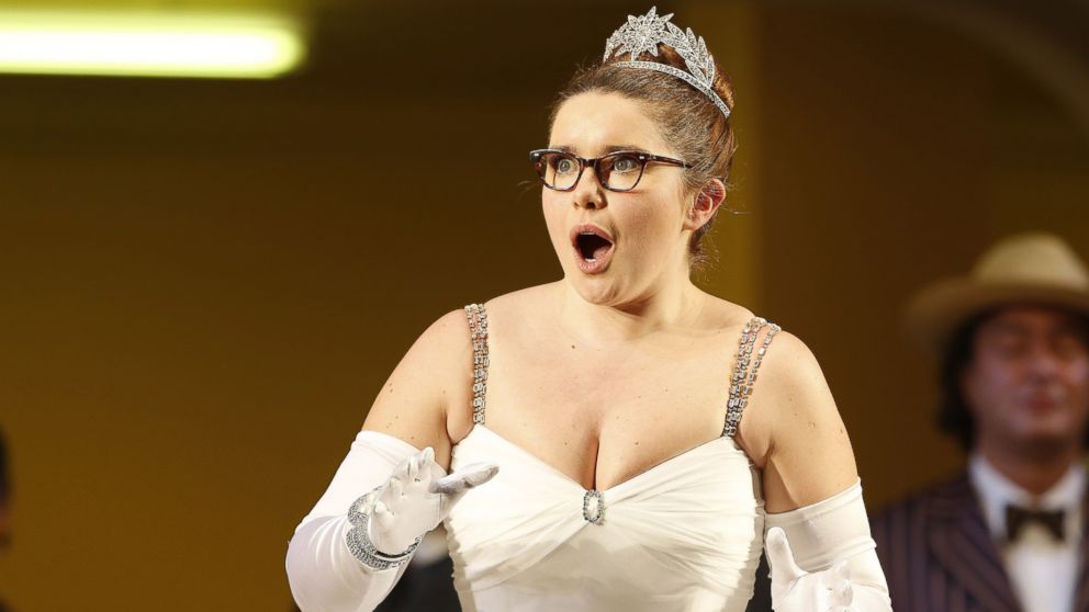 PHOTO: Tara Erraught as Angelina performs during the dress rehearsal of the Rossini opera "La Cenerentola" in this Jan. 22, 2013 file photo taken at the state opera in Vienna.