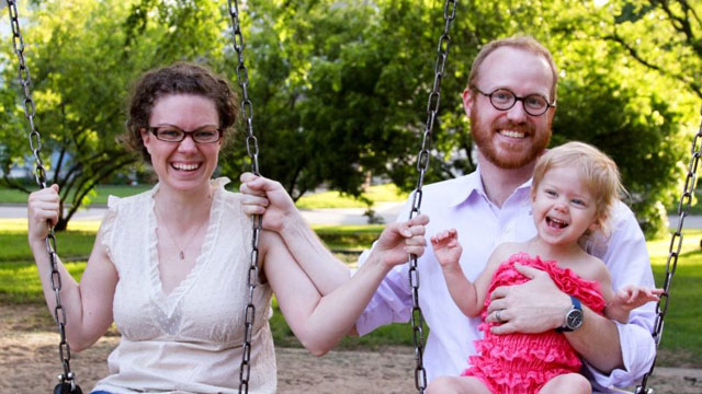 PHOTO: Brandi and Shelton Koskie built BabyOrBust.com to collect donations for their IVF treatment. They were able to have a child, Paisley, who is now 2 1/2 years old.