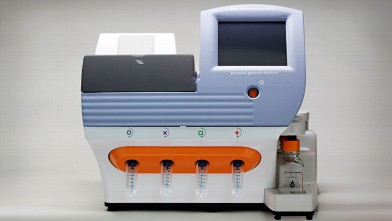 PHOTO: Ion Torrent's Personal Genome Machine contains 1.5 million sensors, each of which can hold a single strand DNA fragment.