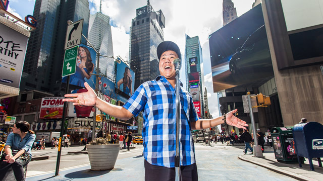 PHOTO: Kit Yan is a slam poet from New York City who says he faced discrimination at the voting booth.